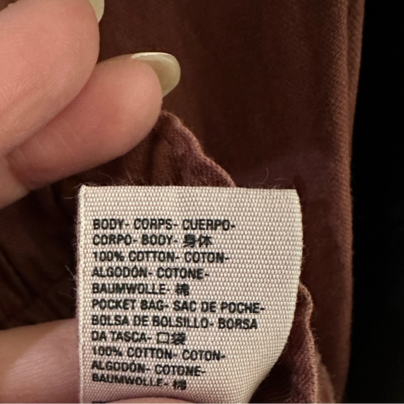 Free People Pants Womens XS Ready To Run Cinch Waist Baggy Brandy Pink - Picture 9 of 9